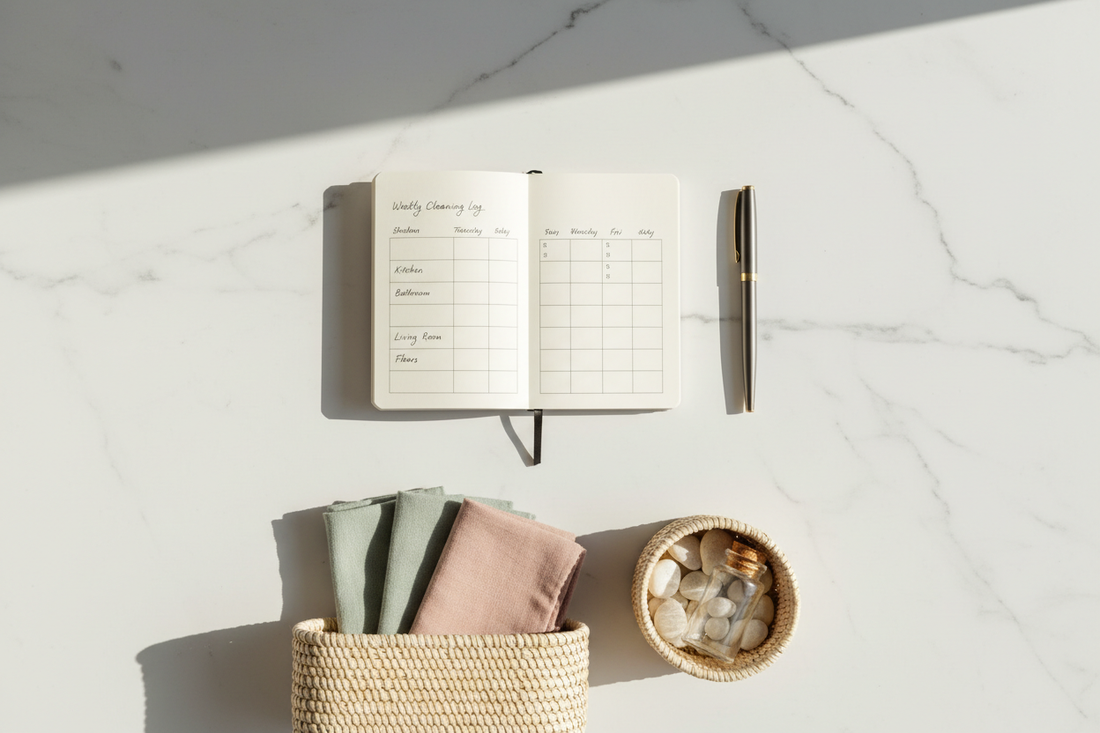 A Seven-Day Cleaning Friction Log That Can Simplify Your Routine