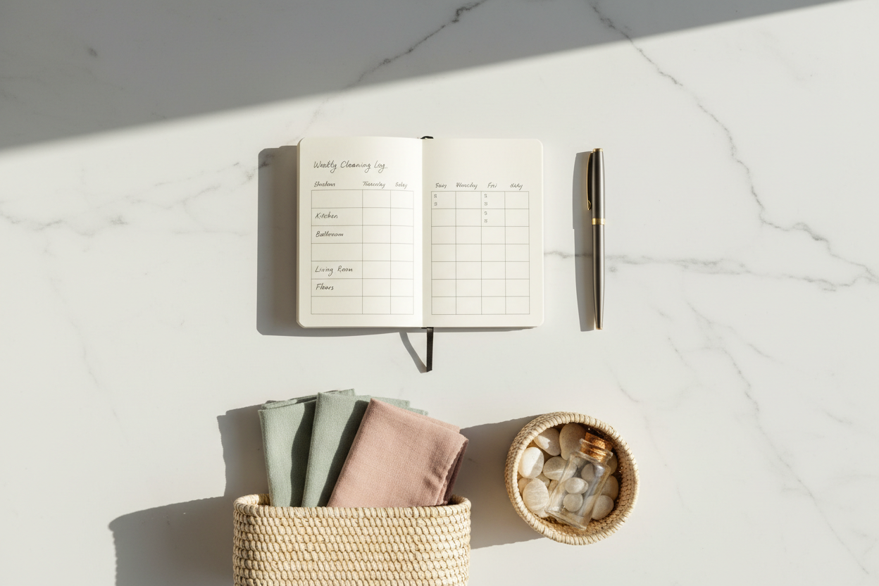 A Seven-Day Cleaning Friction Log That Can Simplify Your Routine