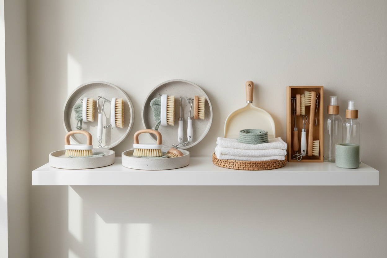 How to Keep Daily Cleaning Supplies Organized Without Creating a Cleaning Closet Project
