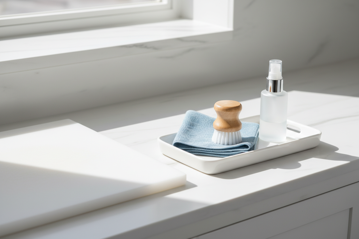 A Ten-Minute Kitchen Reset for Everyday Surface Clutter