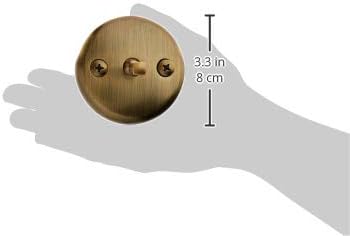 PF WaterWorks PF0960-ABBath Tub/Bathtub Drain Trip Lever Overflow Face Plate - Image 3