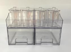Vtopmart 7 PCS Bathroom Countertop Organizer, 1 Divided Tray by Vtopmart