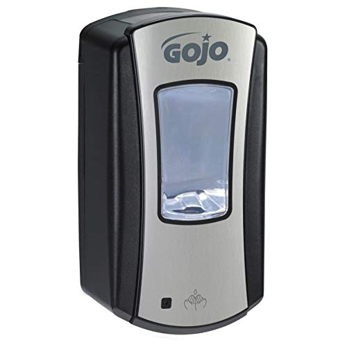 GOJO LTX-12 Touch-Free Foam Hand Soap Dispenser, Chrome/Black, - Image 8