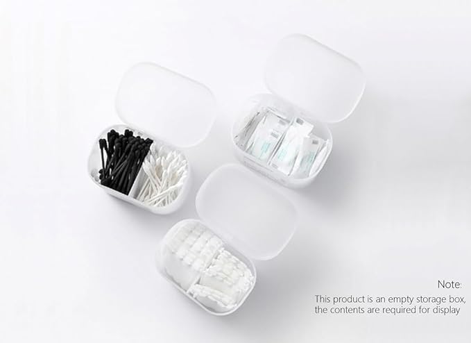 home transparent cotton pads/swabs large capacity storage box - Image 5