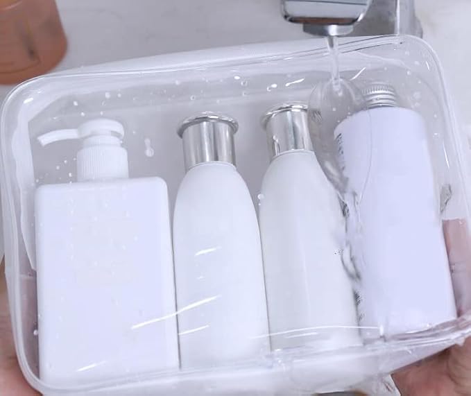 6 Pack Clear Toiletry Carry Pouch - Image 6