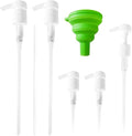 5-Pack Liter 33.8 oz Shampoo Conditioner Pump Dispenser and Funnel | Fits Most by Unknown