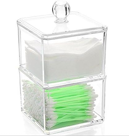 Kamay's Transparent Cotton Ball Pad Swabs Make Up Pads Dispenser Holder by Kamay%27s
