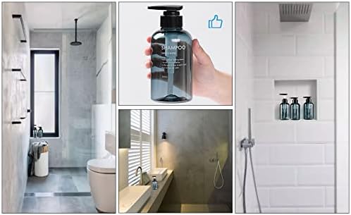 3pcs Refillable Shampoo and Conditioner Bottles, 16.9oz/500ml Shampoo - Image 8