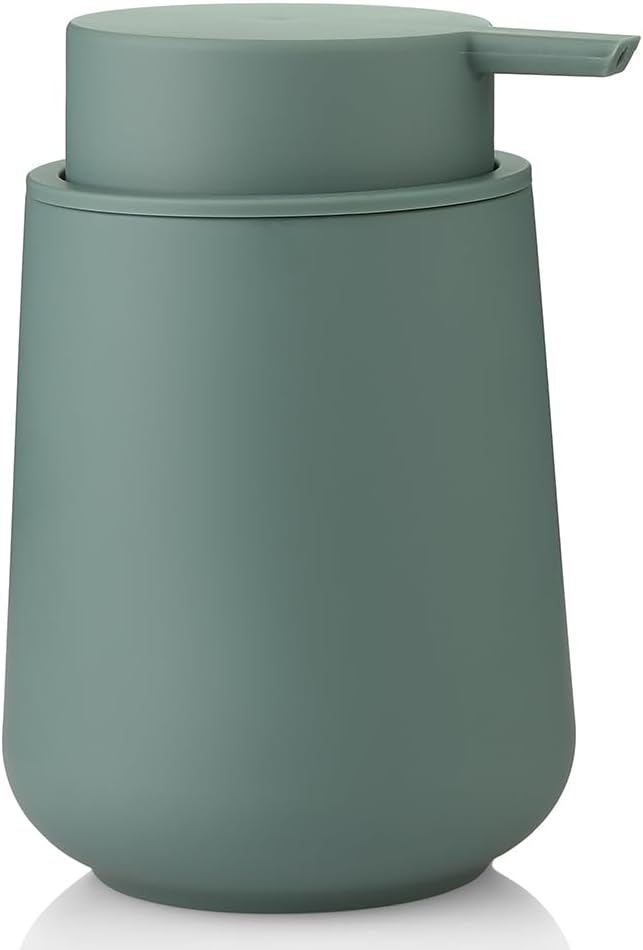 Sage Green Liquid Hand Soap Dispenser Plastic 11 oz by KellyHome