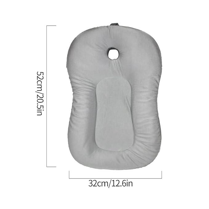 Baby Bath Mat, KAKIBLIN Baby Bath Cushion Soft Anti-Slip Bath Pad Toddler Bath - Image 6