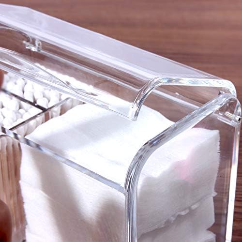 Sooyee Qtip Holder Dispenser for Cotton Ball Swab, Cotton Round Pads, 3 - Image 4