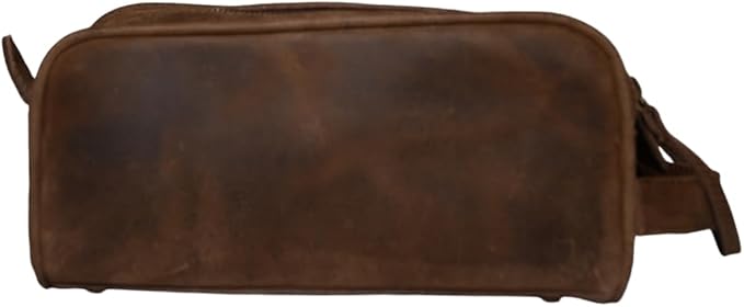 Premium Buffalo Leather Unisex Toiletry Bag/Leather Travel Kit - Image 7