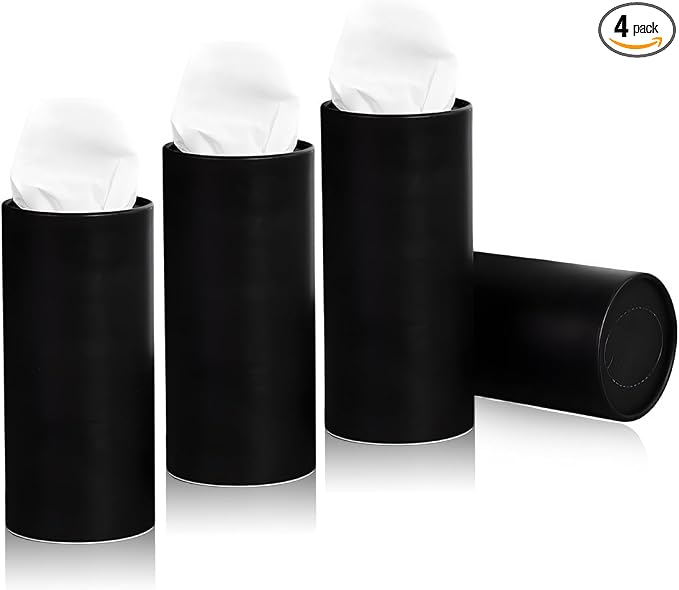 4 PCS Car Tissue Holder, Quick Convenient Refill Cylinder Facial Tissue Holder by Unknown