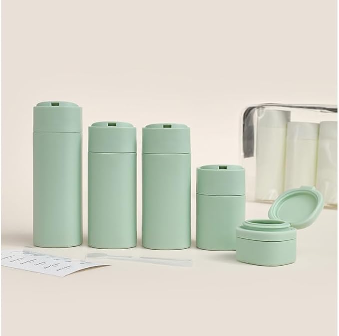 5 Pack Brief and Fashion Travel Bottles TSA Approved, BPA Free Travel Size - Image 7
