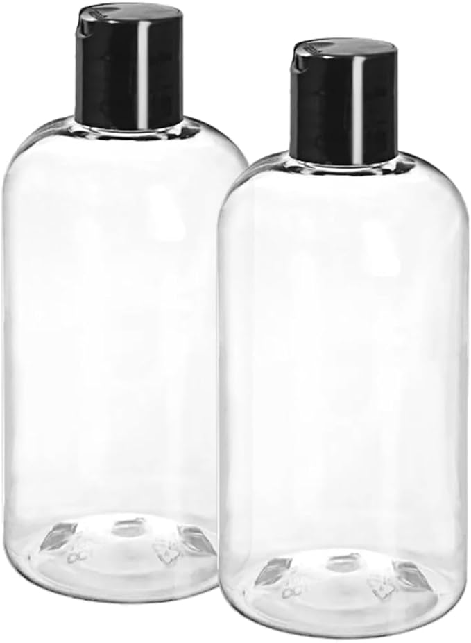 ljdeals 8 oz Clear Plastic Empty Bottles - Image 2