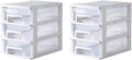 Beaupretty Sundries Holder 3 Layers Storage Box Desk Drawer Type Organizer Pp by Beaupretty