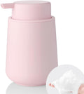 Matte Light Pink Foaming Hand Soap Dispenser Plastic 11 oz by KellyHome