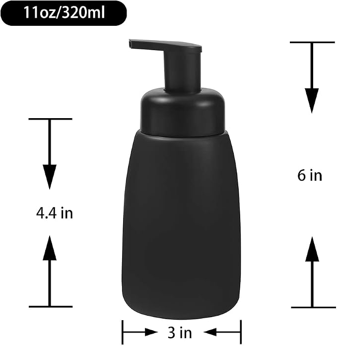 Foaming Hand Soap Dispenser Ceramic Jar Foam Dish Soap Dispenser - Image 6