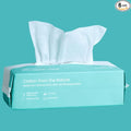 Saraflora 100% Cotton Facial Tissue Soft Dry Wipe 6 Pack, Use by SARAFLORA