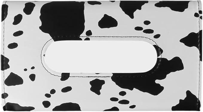 Cow Print Car Accessories for Women, Premium Tissues Box, Tissue Holder for - Image 4