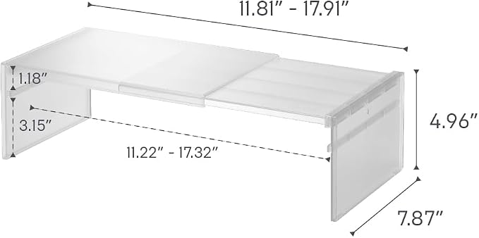 Yamazaki Home Tower Adjustable Extendable Refrigerator Storage Rack - Image 2