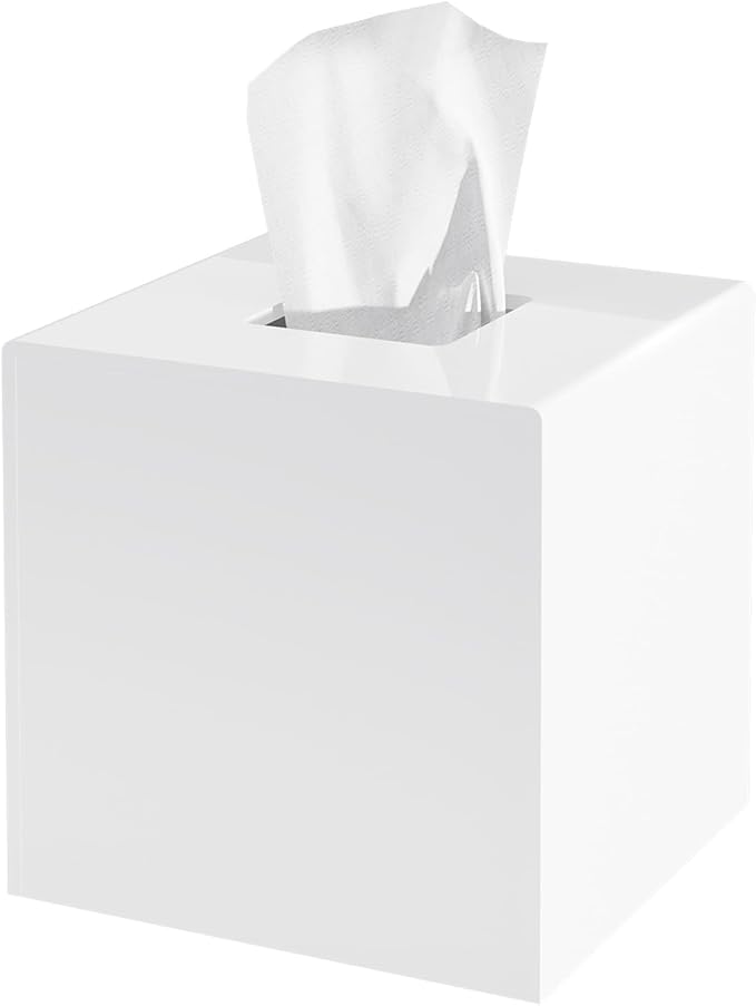 Acrylic Tissue Box Cover, Facial Napkin Dispenser by PITBVO