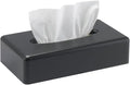 Tissue Box Cover, Rectangular Black Wall Mounted Facial Paper Holder Dispenser by MoreTidierAndMoreFortunate