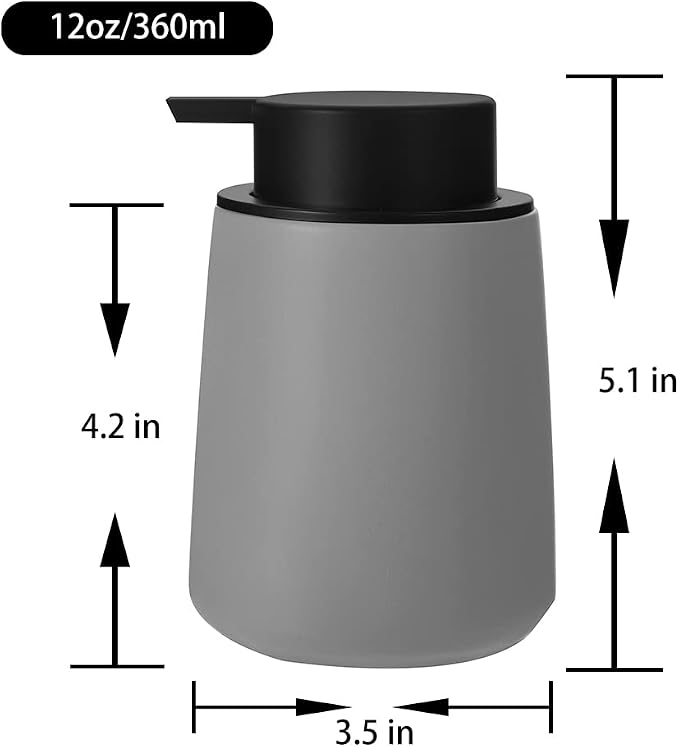Foaming Hand Soap Dispenser Ceramic, Foam Dish Soap Dispenser - Image 3