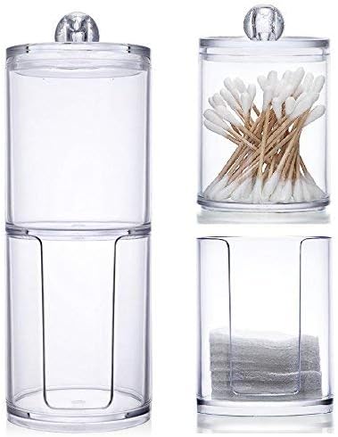 Kamay's Transparent Cotton Ball Pad Swabs Make Up Pads Dispenser Holder - Image 3