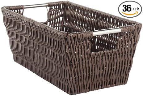Whitmor Rattique Small Shelf Tote by Whitmor