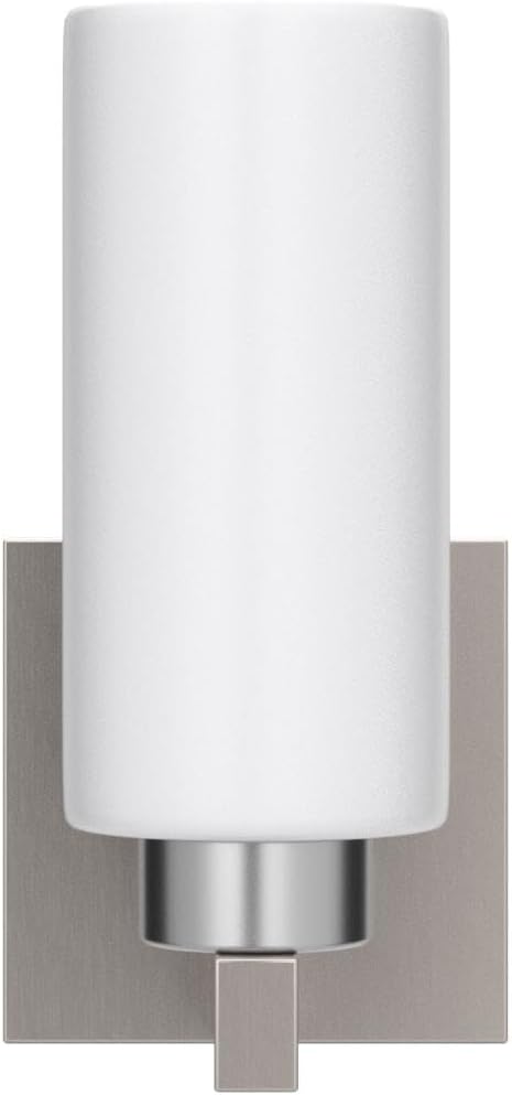 Modern Wall Sconces Set of Two Brushed Nickel Bathroom Vanity Light - Image 4