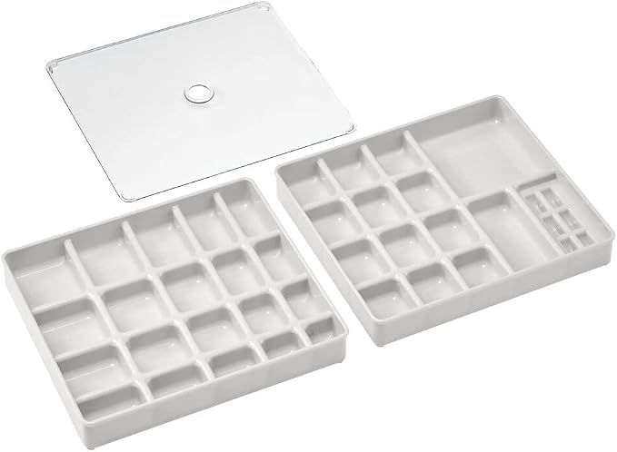 mDesign Stackable Plastic Storage Jewelry Box - Image 9