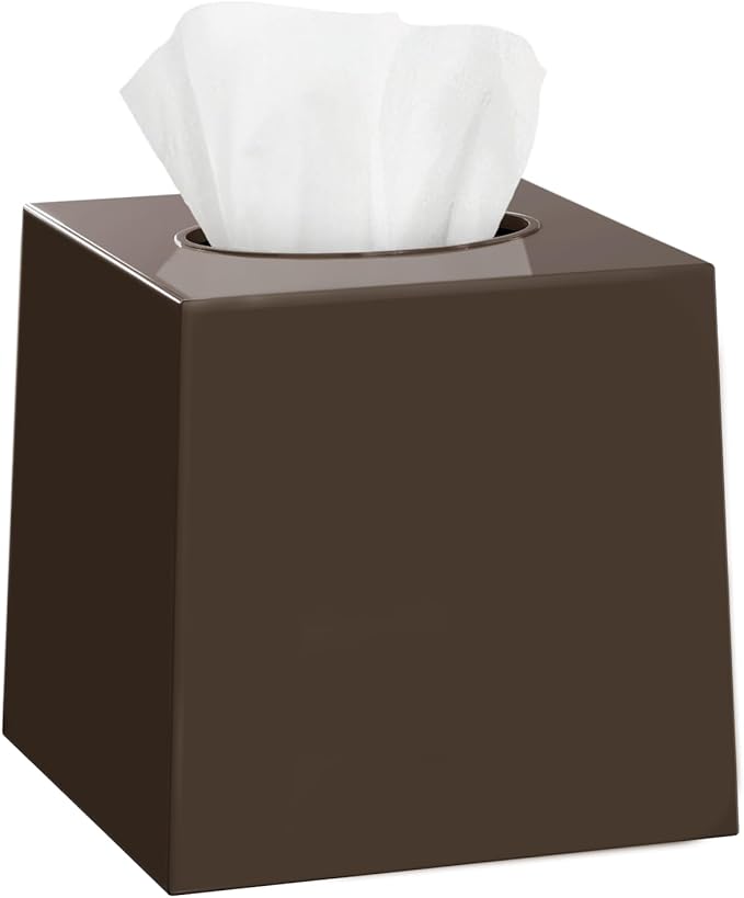Bronze Tissue Box Cover Square by DW%C3%8BLLZAHOM%C3%8B
