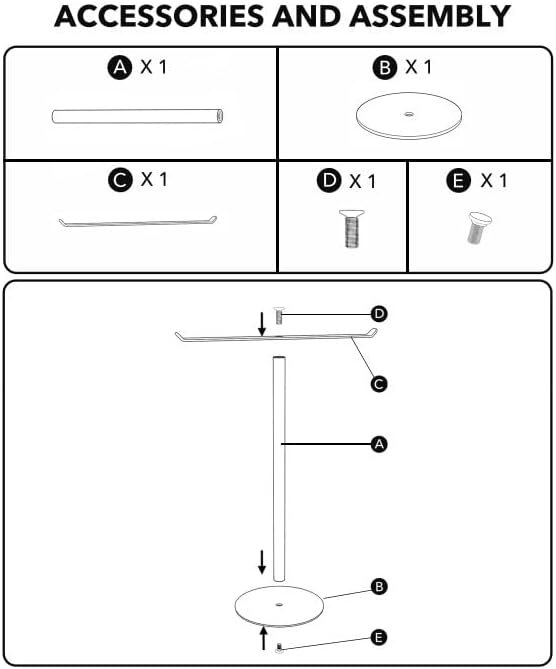 Towel Rack T-Shape Hand Towel Holder - Image 9