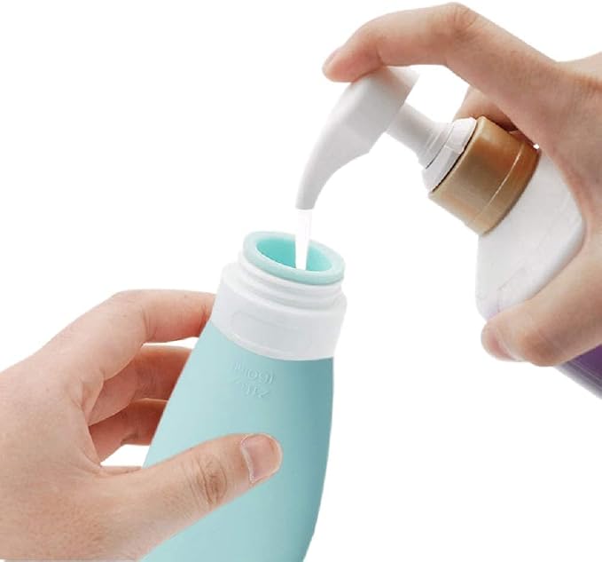 Travel Bottles for Toiletries, TSA Approved 3oz Leak Proof Silicone Refillable - Image 6