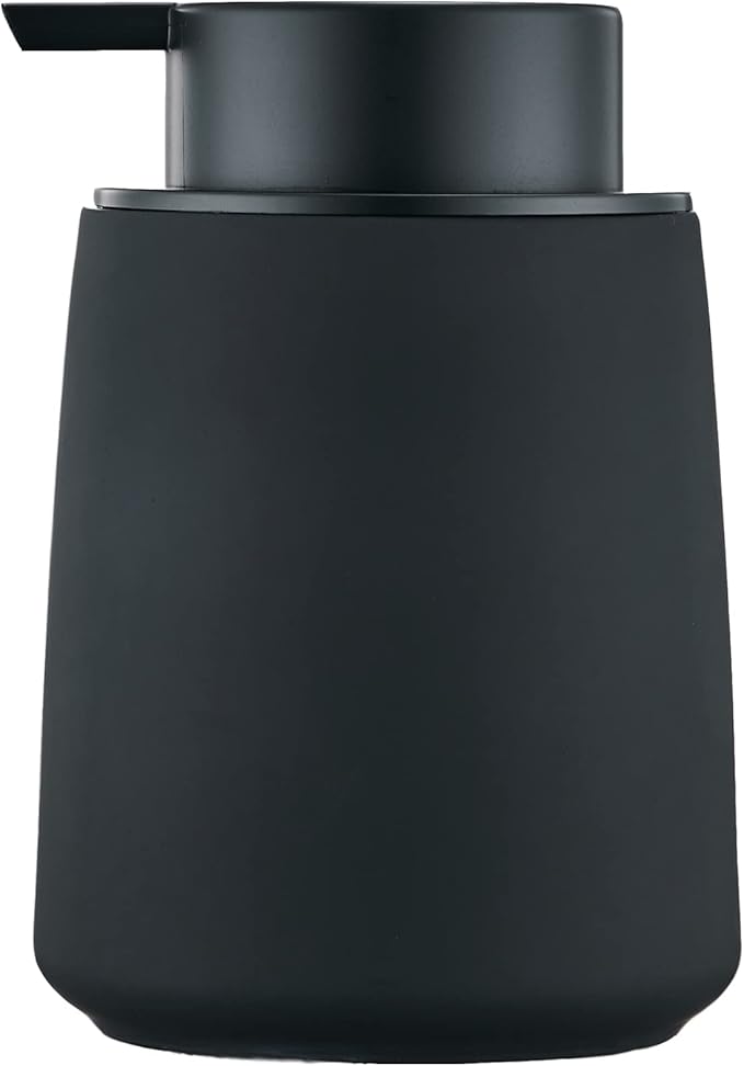 12Oz Black Soap Dispenser by Eyrozia