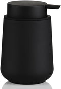 Matte Black Liquid Hand Soap Dispenser Plastic 11 oz by KellyHome