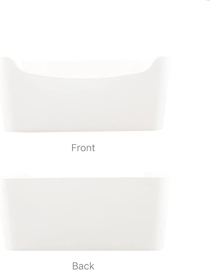 3 Pack Large Plastic Storage Bins - Image 8
