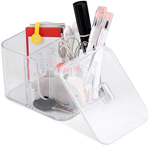 SUNFICON Cotton Swab Balls Box Cotton Pads Holder Organizer Holder Dispenser - Image 6