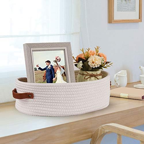 Woven Storage Basket for Toilet Tank Top, Farmhouse Home Decor Organizing - Image 5