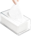 Square Clear Acrylic Tissue Box, Box Covers Rectangular, Bathroom Facial Napkin by GRACECOTT