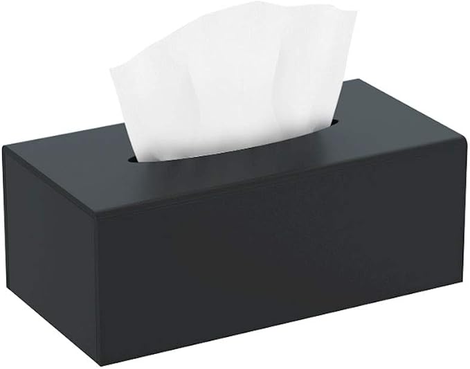 HIIMIEI Acrylic Tissue Box Cover Tissue Holder Napkin Dispenser by HIIMIEI