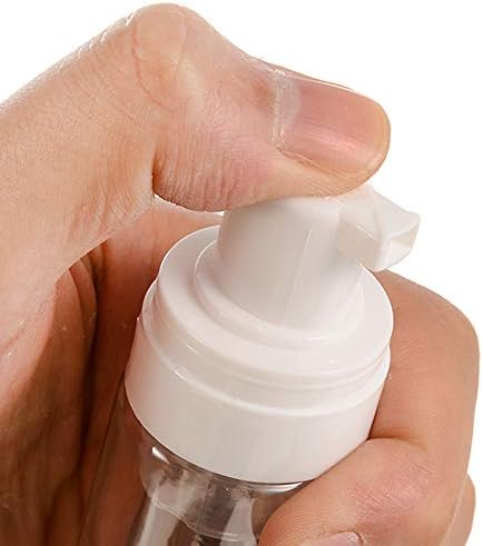 Foaming Dispenser 7oz Transparent Empty Spray Bottle 2Pcs Plastic Foam Pump - Image 3