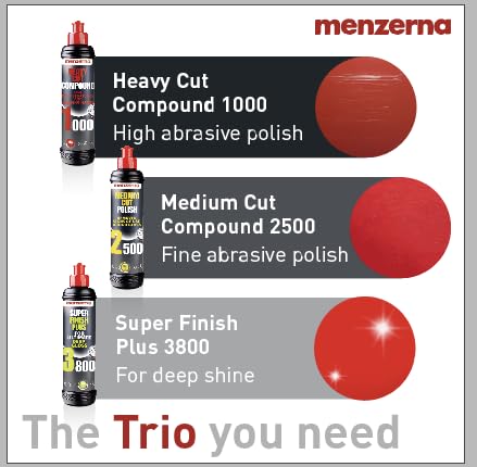 menzerna Polishing Set 8oz – HCC1000, MCC2500 & 3800 | 3-Step System - Image 2