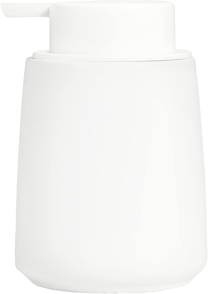 12Oz White Soap Dispenser by Eyrozia