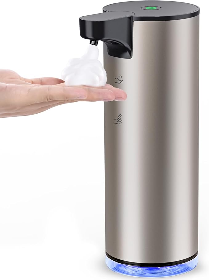 Automatic Soap Dispenser Foam Rechargeable: Touchless Soap Dispenser Stainless by AutoSoapDispenser