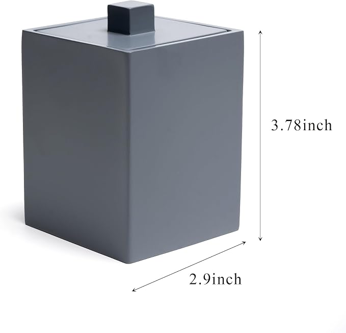 Cotton Swab Holder, Bathroom Resin Q Tips Holder - Image 2