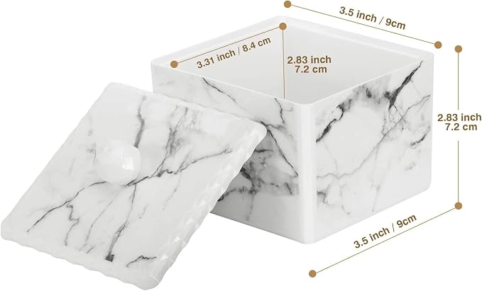 Luxspire Cotton Swab Storage Box - Image 5