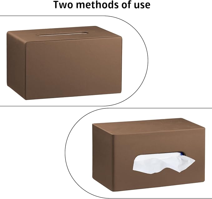 PU Leather Tissue Box Cover Rectangle - Image 4