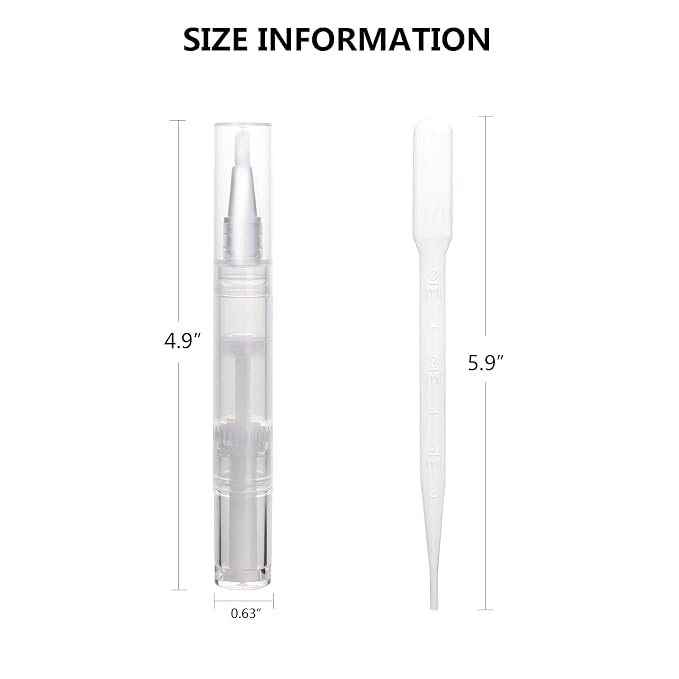 5 pack 5ml Transparent Twist Pen - Image 7